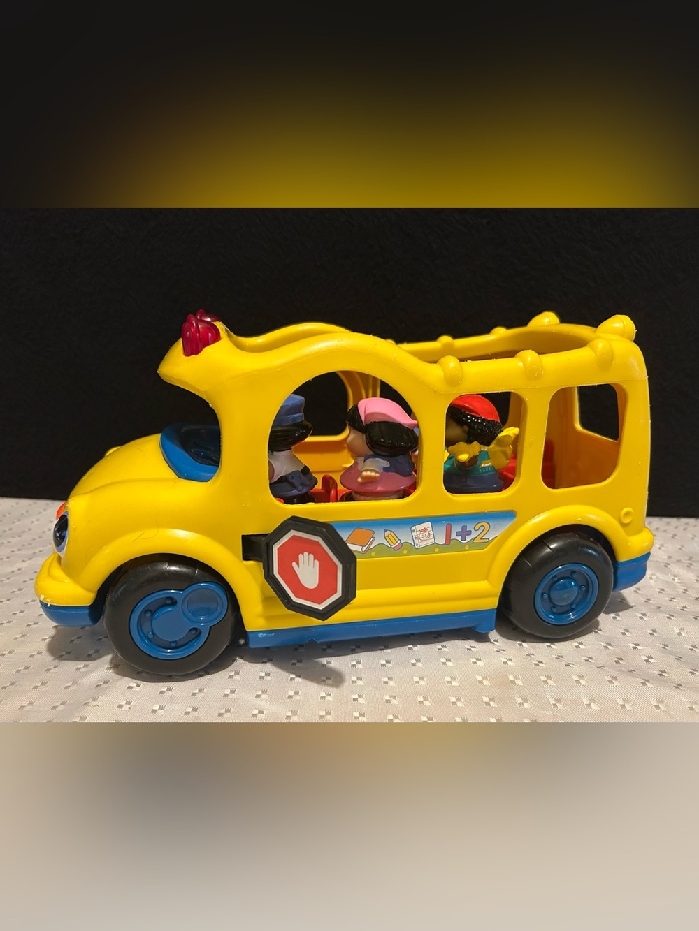 Fisher-Price Little People Lil Movers School Bus 2005 Lights & Sounds Tested